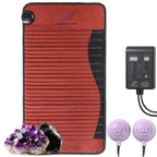 Luxuryade Mini-19"×34" Amethyst™ Mat | Natural Jade & Amethyst | 3-64Hz Bio PEMF Healing