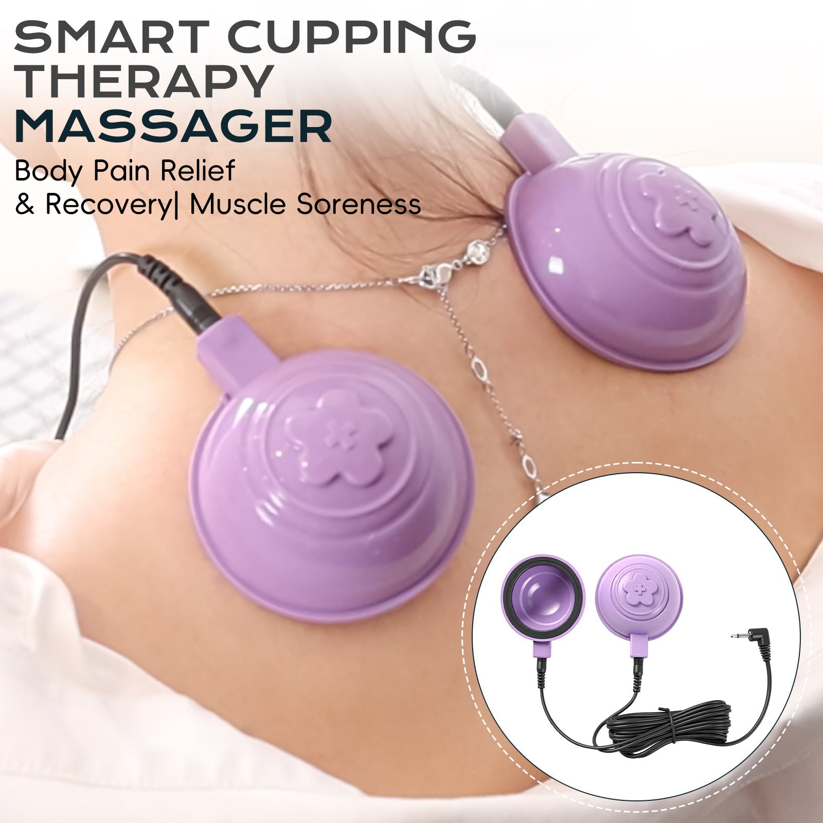 Luxuryade Mini-19"×34" Amethyst™ Mat | Natural Jade & Amethyst | 3-64Hz Bio PEMF Healing